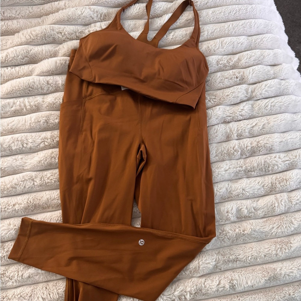 Women's Brown Pants & Jumpsuit Set